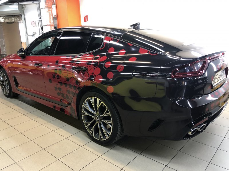 Kia Stinger Prestige 2018 винилография