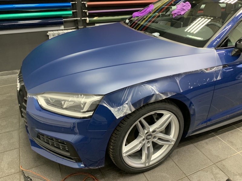 Audi a5 Sportback пленка хаки