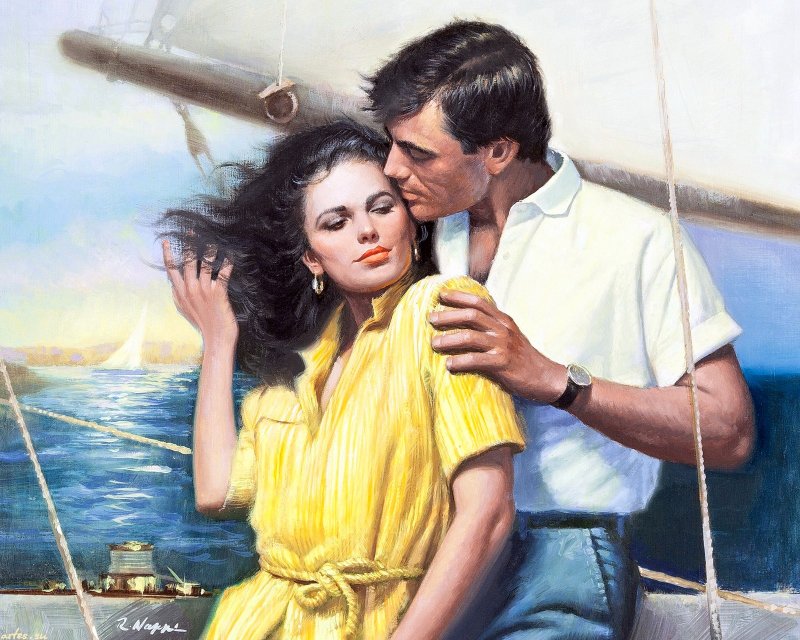 Человек и корабль в далике