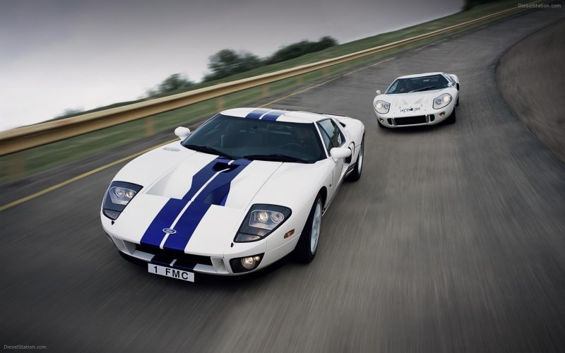 Ford gt40 белый