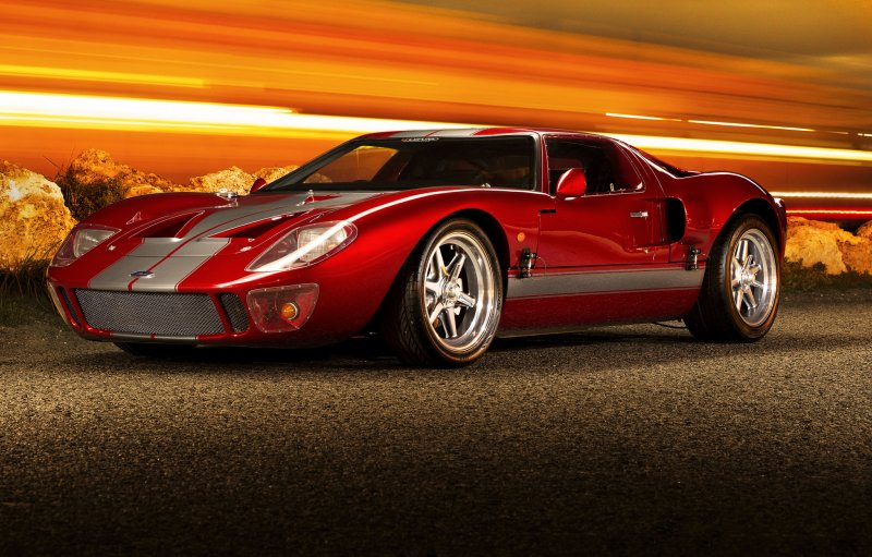 Ford gt40 красный