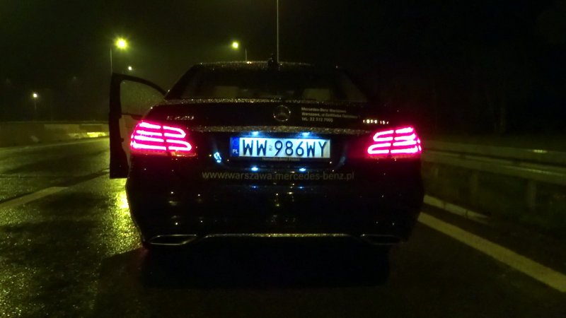 Мерседес w212 ночью