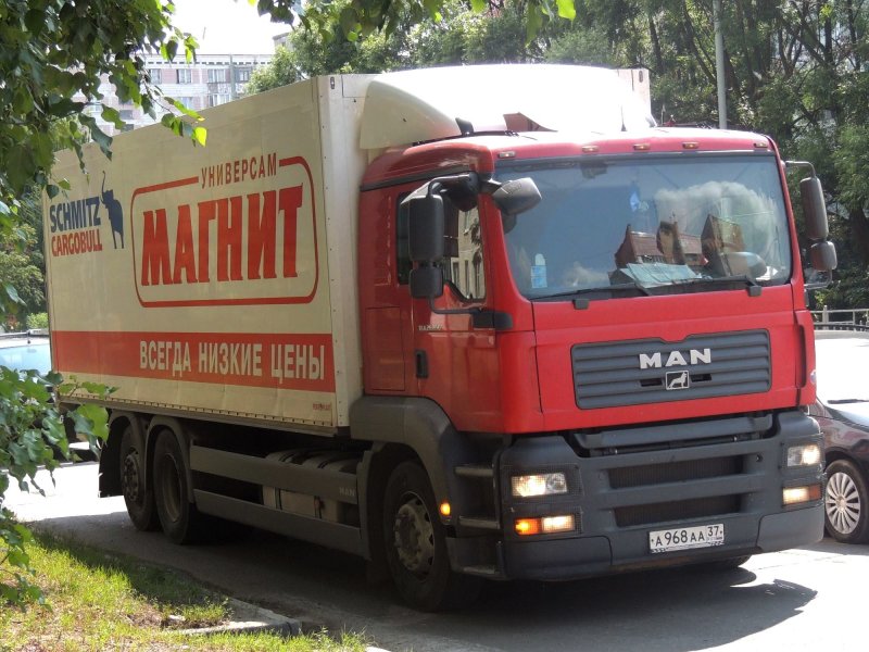 Фургон ман ТГА магнит