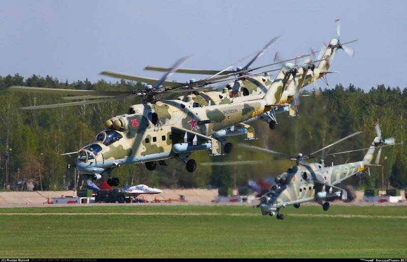 Вертолёт ми-24п ВВС России