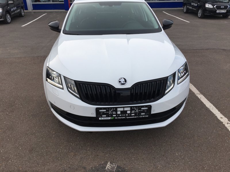 Skoda Octavia 2017 белая