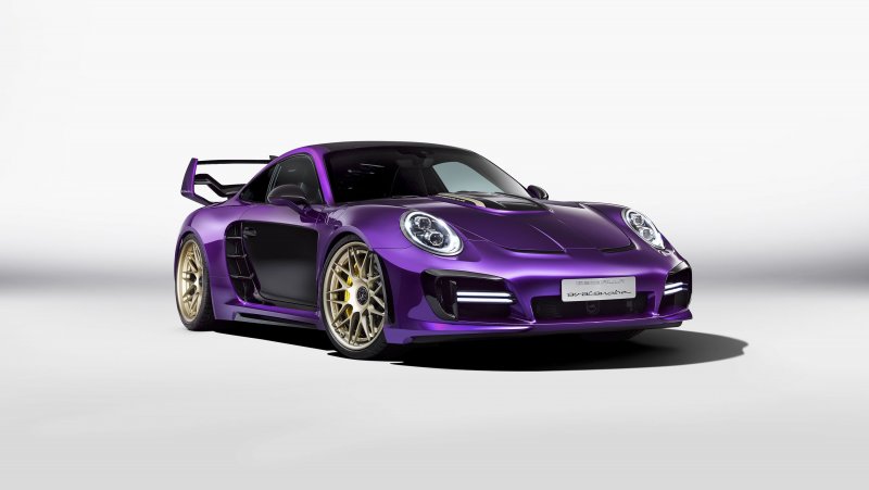 Порше 911 фиолетовый