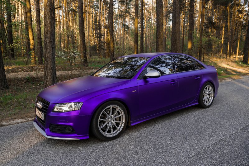 Audi a6 с5 фиолетовая