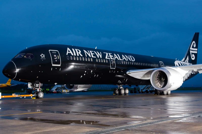 Boeing 787-9 Air New Zealand Black