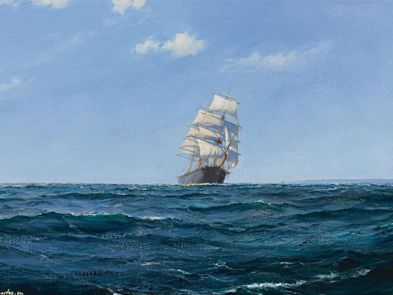 Художник-маринист Montague Dawson