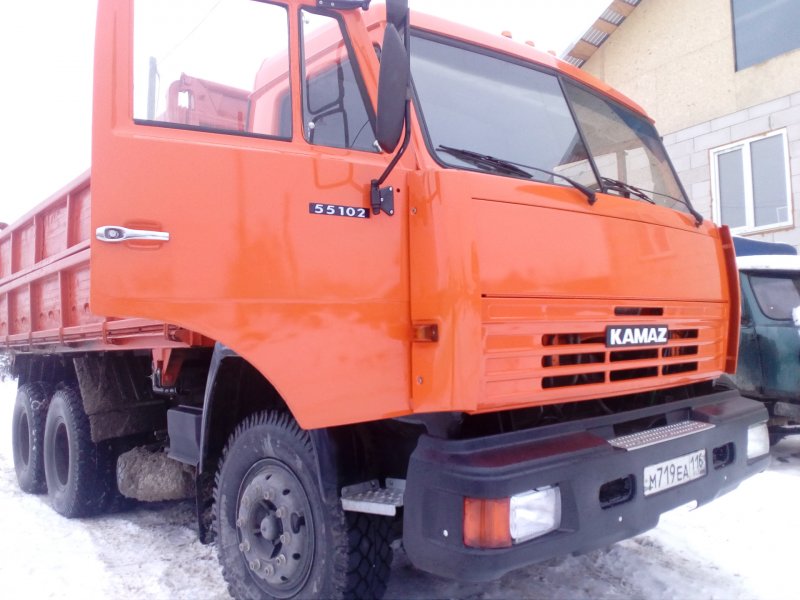 КАМАЗ 55102 самосвал сельхозник
