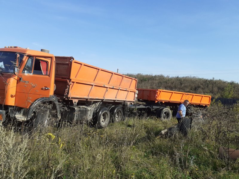КАМАЗ 55102 оранжевый