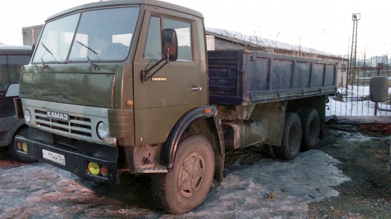 КАМАЗ 55102 трёхсторонник