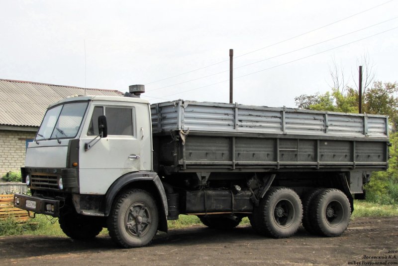 КАМАЗ 55102 сельхозник с прицепом