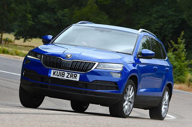 Skoda синий Karoq синий