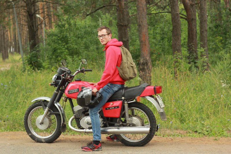 ИЖ Юпитер 5 по лесу