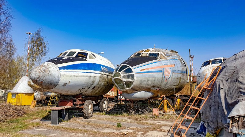 Ту-104 взлет