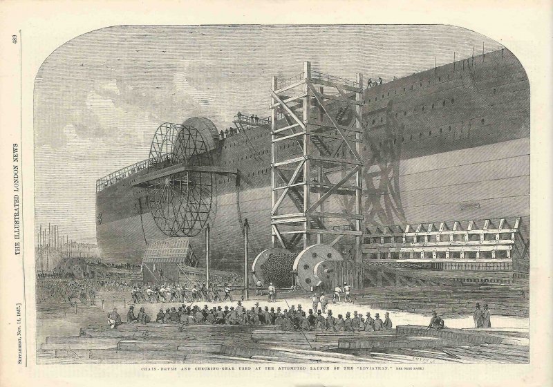 Корабль Левиафан 1854