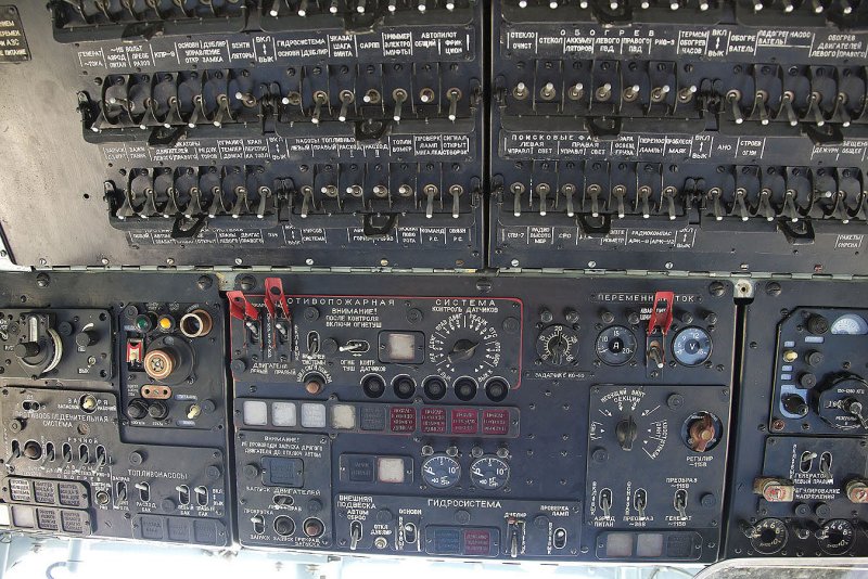Приборная панель ми-8
