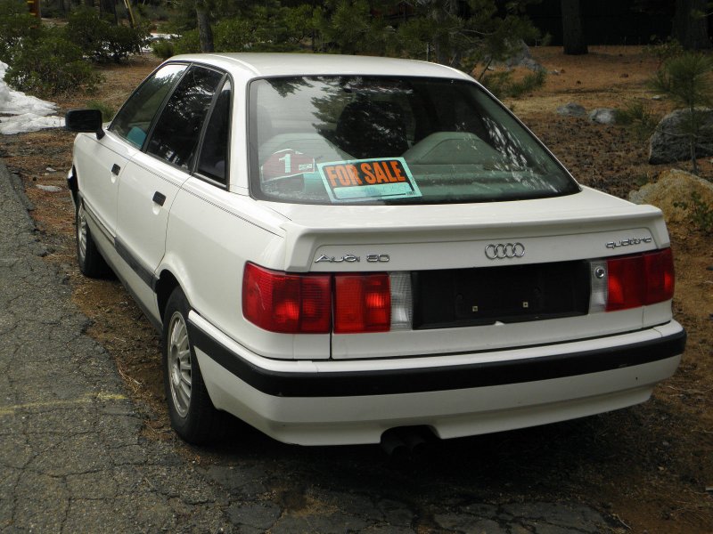 Ауди 80 quattro осень