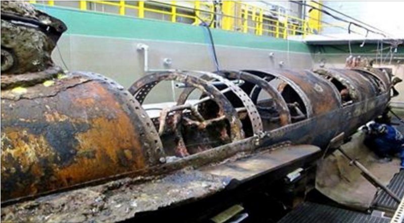 Затонувшие подводные лодки внутри