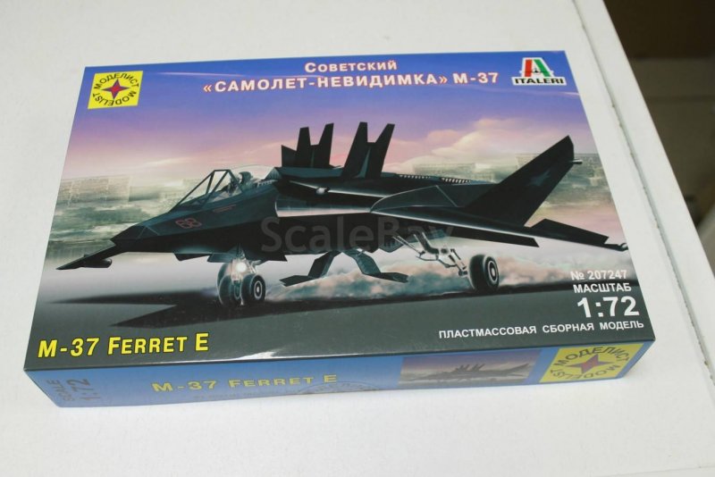 Сборная модель Моделист Советский "самолет-невидимка" м-37 (207247) 1:72