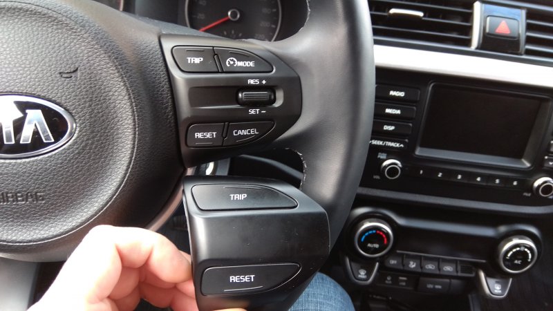 Кнопка Set Kia Rio line