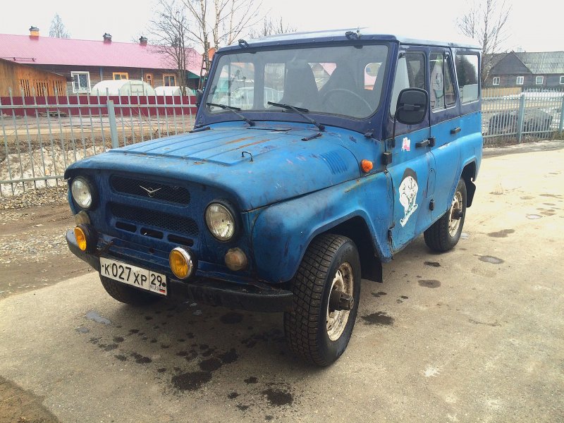 УАЗ 31514 синяя полночь