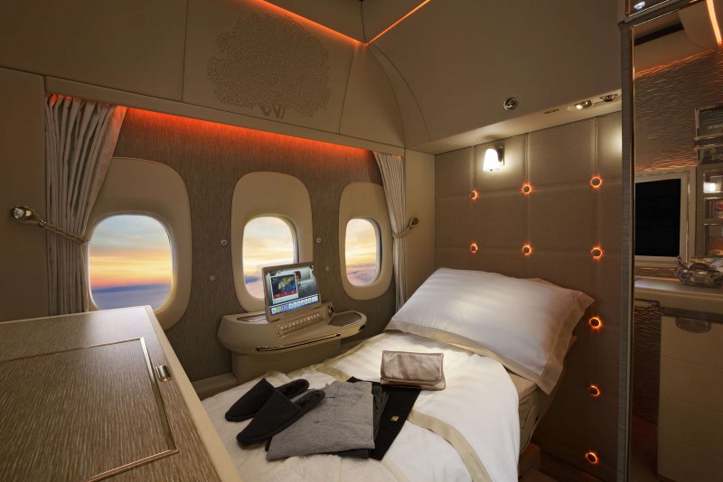 Первый класс Эмирейтс а380