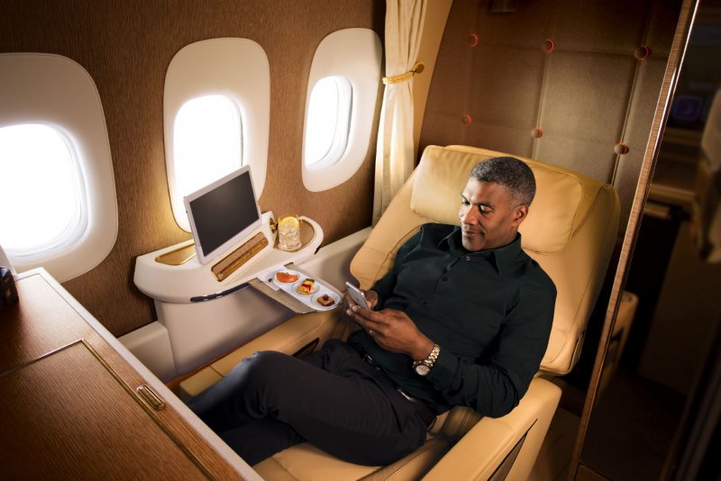 Первый класс Боинг 777 Эмирейтс