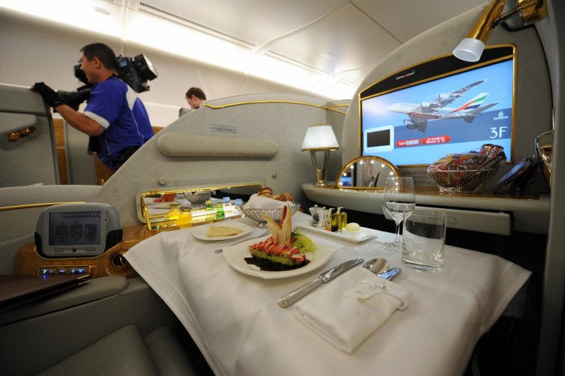 A380 Emirates first class Cabin