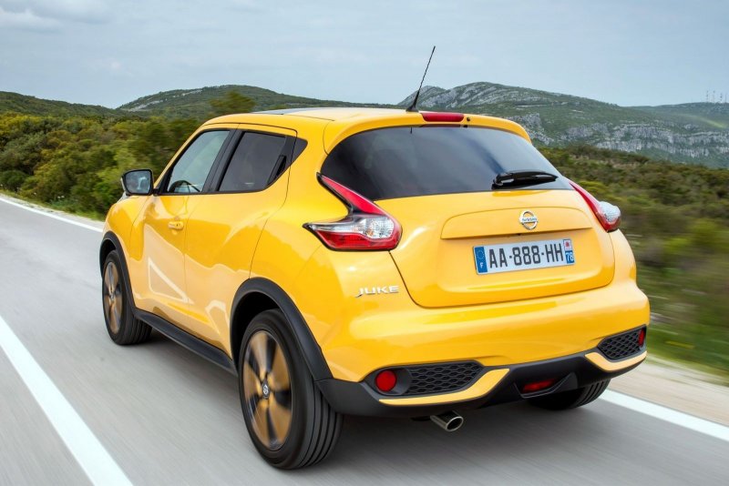 Nissan Juke Nismo желтый