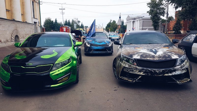 Kia Optima камуфляж