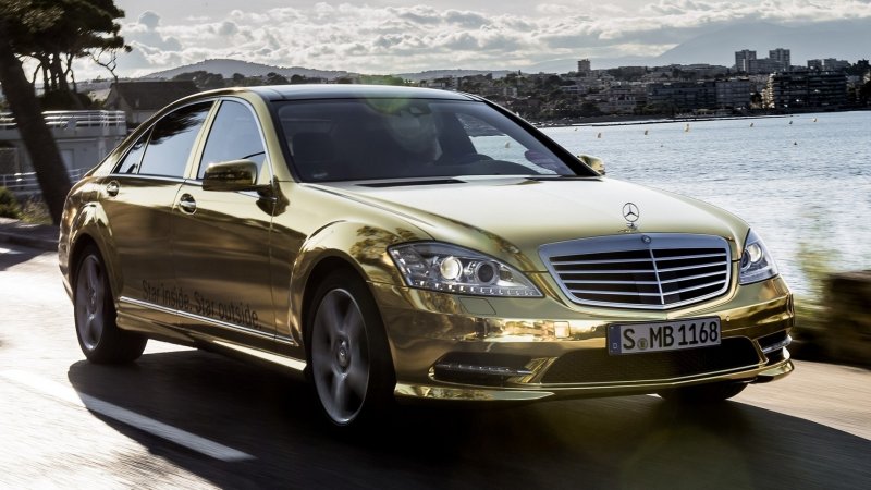 Mercedes-Benz s600 w221 Gold