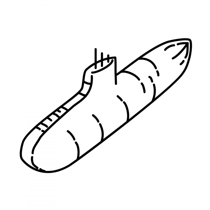Подводная лодка эскиз