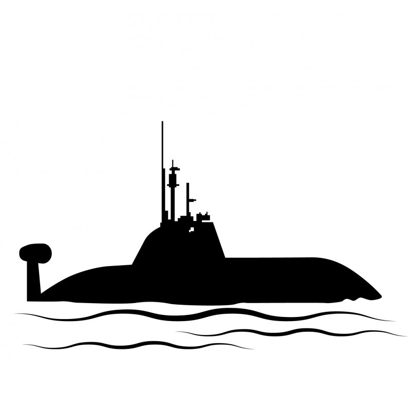Очертания подводной лодки