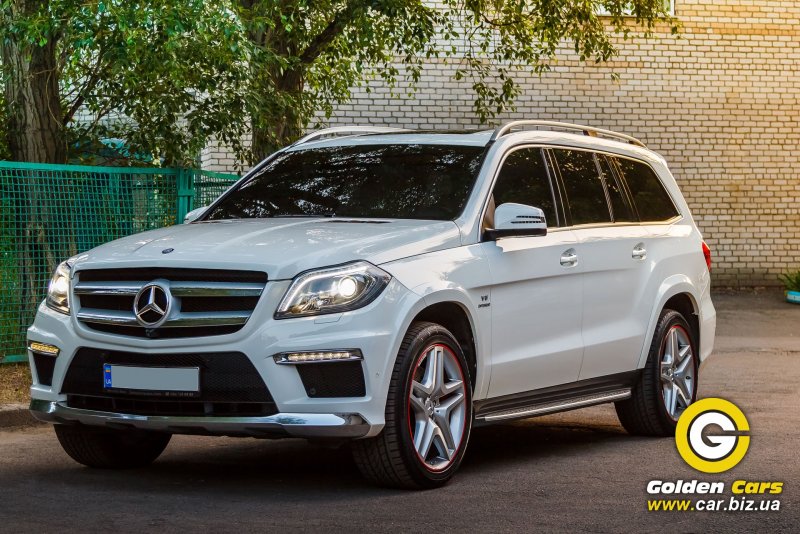 Мерседес gl 63 белый