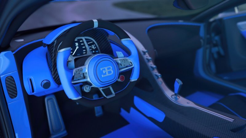 Bugatti Divo интерьер