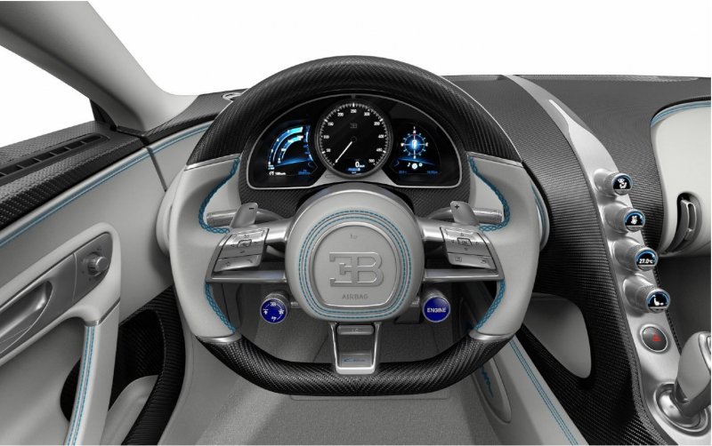 Bugatti Chiron Sport 2018 салон