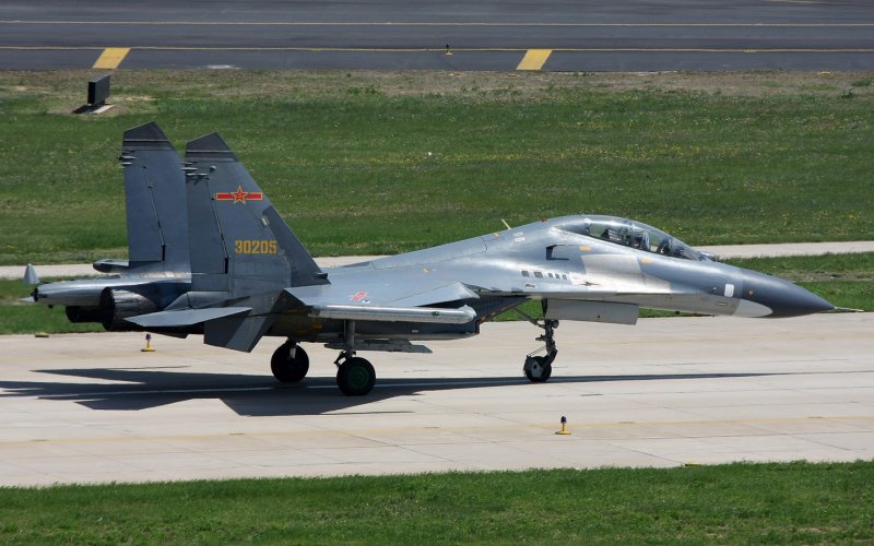 Су-27убк Китая