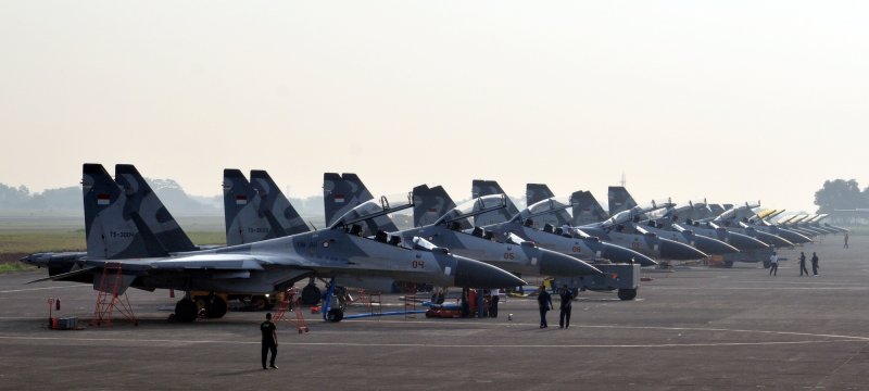 Су-30мк2 ВВС Индонезии