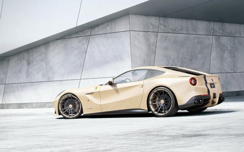 Ferrari f12 Berlinetta Wheelsandmore 2013 белая