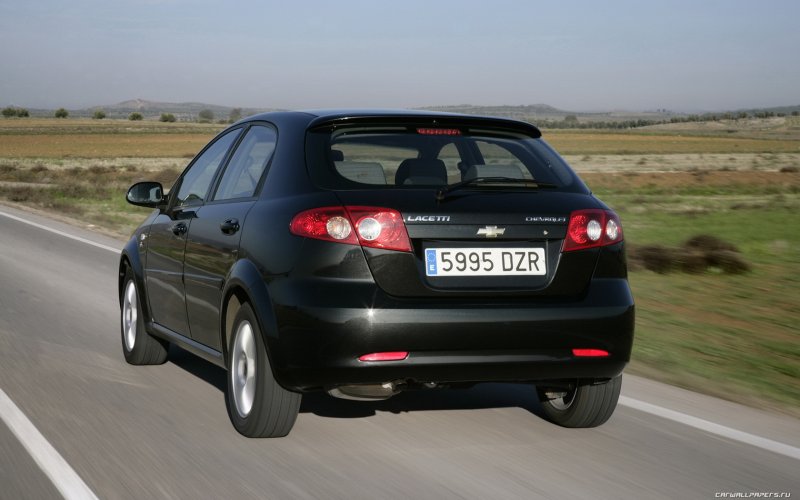 Chevrolet Lacetti хэтчбек черная