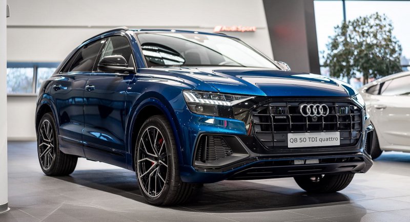 Ауди q8 Galaxy Blue