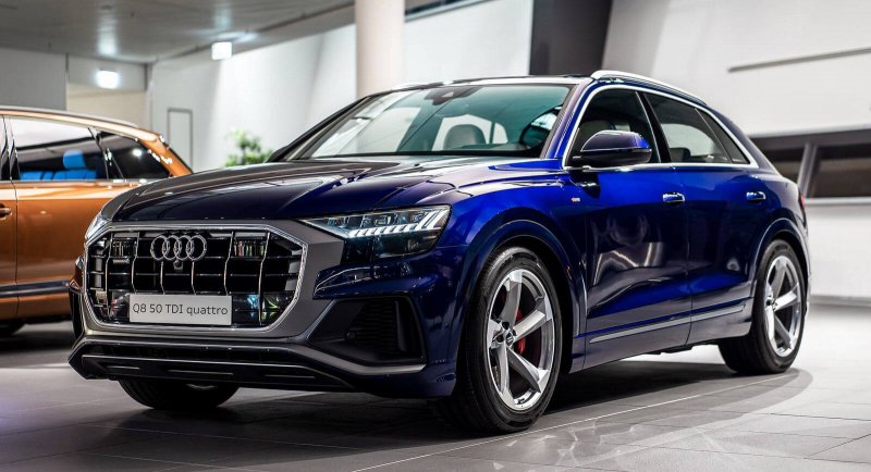 Audi q8 Navarra Blue