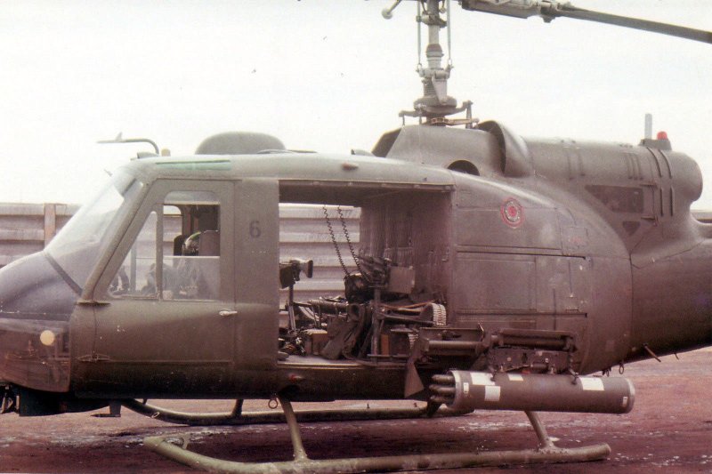 Uh-1d во Вьетнаме Gunship