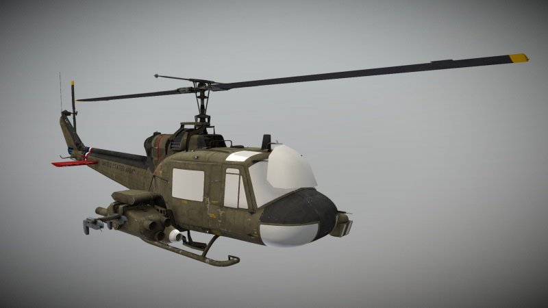 Вертолет uh-1c Huey