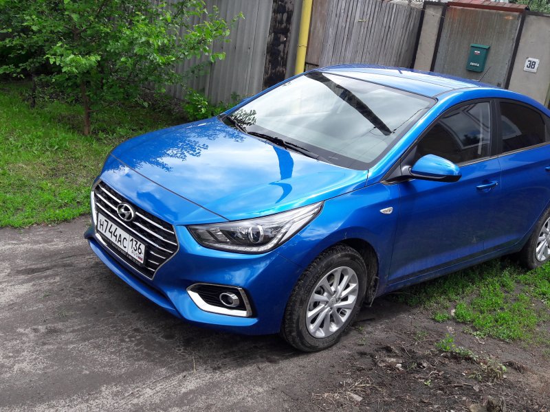 Hyundai Solaris 1 Рестайлинг салон