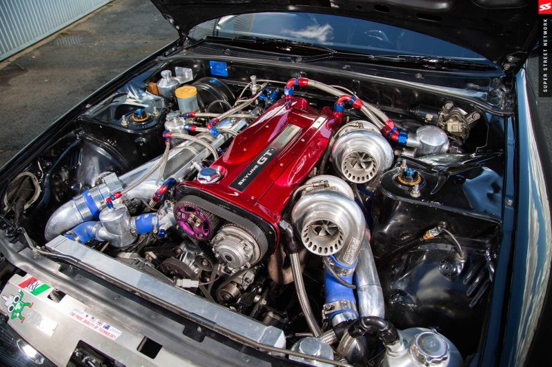 Lowered Nissan 240 with a Turbo…”