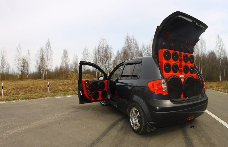 Хендай Гетц черный