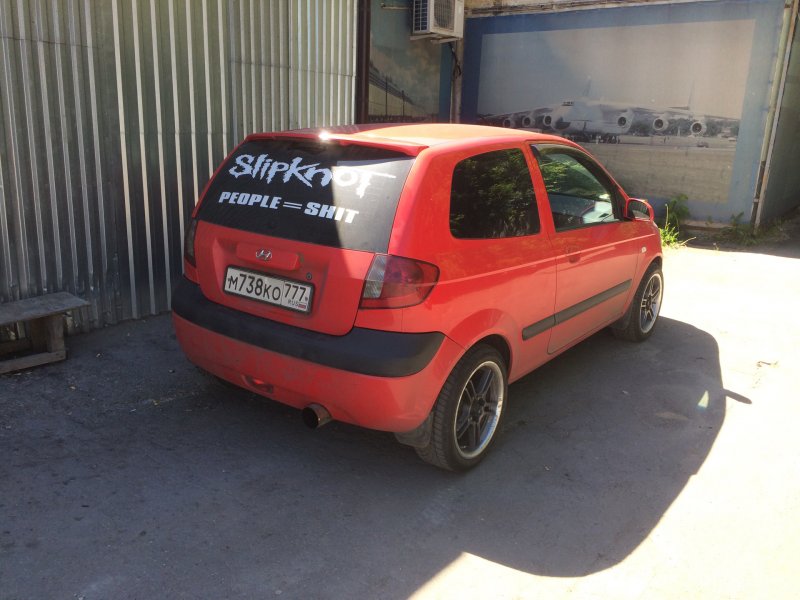 Hyundai Getz аэрография